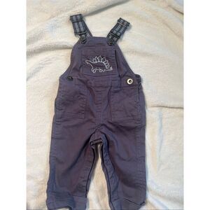 Tommy Bahama Infants Dinosaur Overalls 3-6 months with Pockets Adjustable